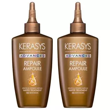 Kerasys Advanced Repair Ampoule Water Hair Treatment, 220 мл, 2 шт.