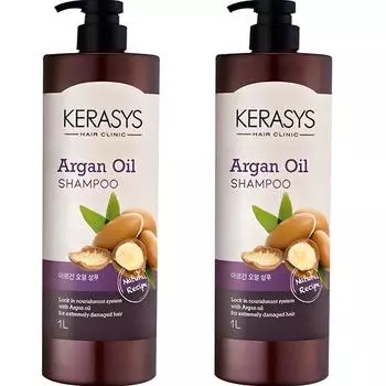 Kerasys Argan Oil Shampoo, 1L, 2 ea.