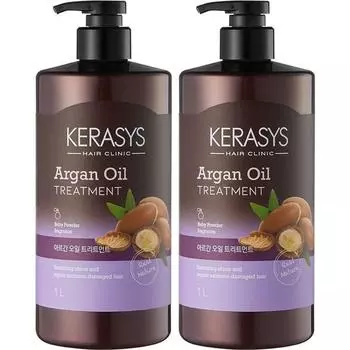 Kerasys Argan Oil Treatment Детская присыпка с ароматом, 1 л, 2 корейских средства по уходу за волосами