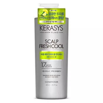 Kerasys Fresh Cool Protein Conditioner Lemon Citrus Flavor, 600ml, 1 unit