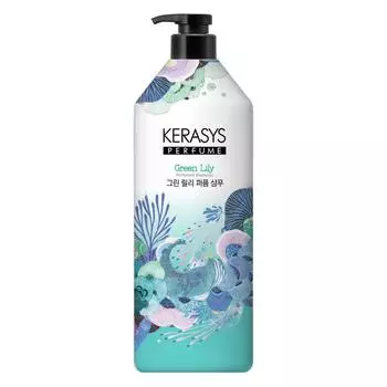 Kerasys Green Lily Парфюмированный шампунь с ароматом лилии, 1 шт., 1 л