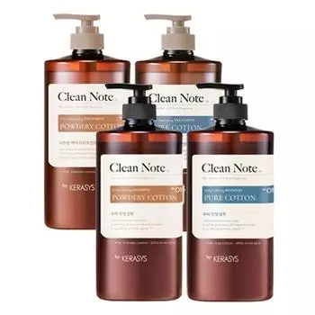 Kerasys Perfume Clean Note Shampoo/Treatment 1L 1 Pure Cotton Treatment