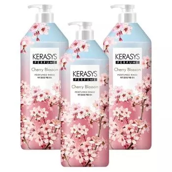 Kerasys Perfume Rinse с ароматом цветущей вишни, 1 л, 3 шт.