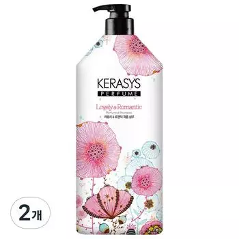Kerasys Perfume Shampoo Lovely & Romantic Fragrance, 1.5L, 2 units
