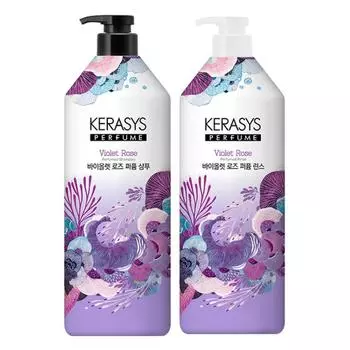 Kerasys Perfume Violet Rose Шампунь 1 л x 1 + Кондиционер 1 л x 1