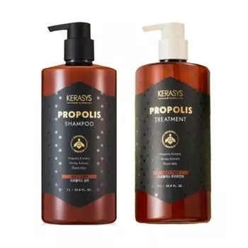 Kerasys Propolis Шампунь + Средство для блеска 1+1, 2 шт.