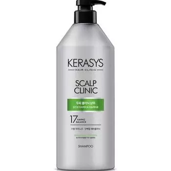 Kerasys Scalp Clinic Protein Shampoo Floral Powder, 980 мл, 1 корейский уход за волосами