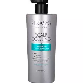 Kerasys Scalp Fresh Cool Шампунь, 750мл, 1 корейский уход за волосами