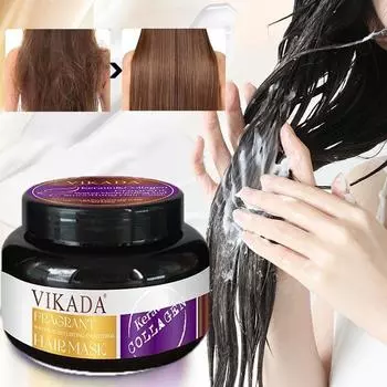 Кератиновая маска для волос, уход за волосами, восстановление, сухие и вьющиеся волосы, не требующий пара, разглаживающий и увлажняющий кондиционер 500ml