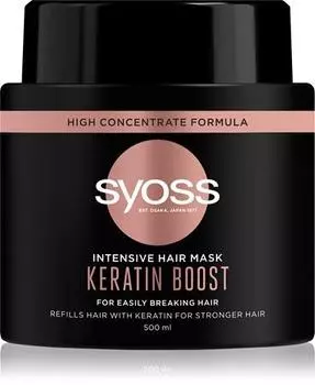 Кератиновая маска Syoss Keratin для волос. TU прозрачный