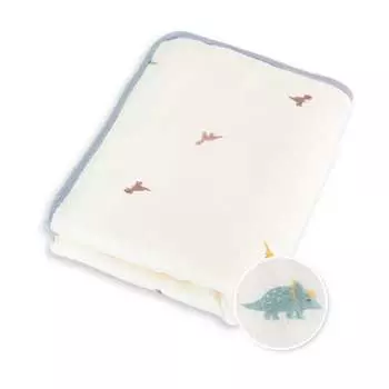 keratta evil bamboo smooth gauze blanket, baby, antibacterial, nap, quadruple gauze, spring, summer c. dinosaur, baby: 70 x 100 cm