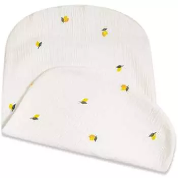 keratta ibru hug futon, replacement cover, quick drying, 4-ply gauze lemon