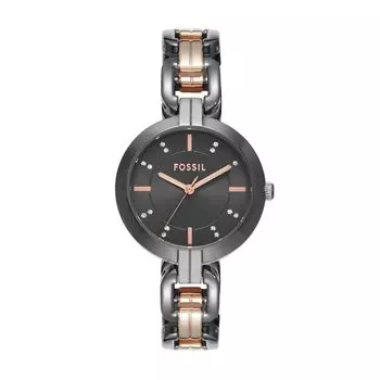 KERRIGAN BQ3947 Watch Black Pink Gold [Fossil] Women s &