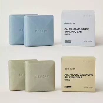 Keseri Kelp Sea Grape Shampoo Bar 100g x 2