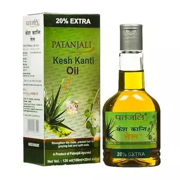 Кеш Канти: масло для волос (120 мл), Kesh Kanti Hair Oil, Patanjali 14.875