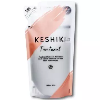 KESHIKI Treatment Refill 420 г версия салонного средства для ухода за волосами Салон красоты Уход за волосами Кондиционер Сыворотка Натурального происхождения ``Вводный уход. ”