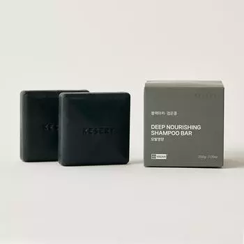 Kesseri Hair Nutrition Shampoo Bar 2 Pieces 100g+100g Веганское парфюмированное слабокислотное мыло, глубоко питательный шампунь 100g 2 Pieces, 2 Pieces, 100g