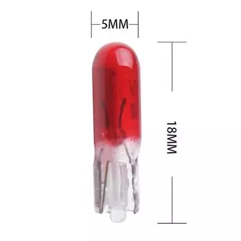 KEVANLY 100 шт. автомобильная галогенная лампа T5 W3W 12 В 1,2 Вт, теплый белый/янтарный цвет, подсветка приборов, настольные лампы, предупреждающий свет для салона автомобиля зелёный