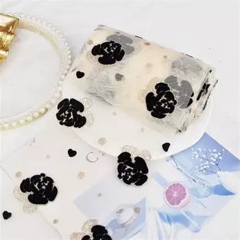 Kewgarden 12 см Цветочная вуаль Лента DIY Бант Аксессуары для волос Самодельные Ленты Материалы для поделок 11 ярдов One Size бежевый