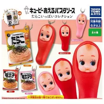 Kewpie Aeru Pasta Sauce Tarako Ippai Collection x All 6 Types Set Full Comp Gacha Gacha Capsule Toy