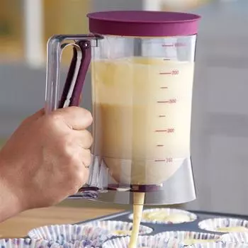 Кексы, блины, печенье, кексы, выпечка, вафли, диспенсер для теста, крем, мерный стаканчик, инструменты для выпечки