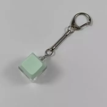 Key Button Fidget Keychain 1/2/3/4/5 Keys Decompression Toy Relaxing Finger Keyboard Adult 1 Key-with Light