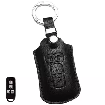 Key Case Compatible with Honda and including the new Step Civic and with Leather Key Ring Cover [WiiLemz] N-BOX JF1, JF2, JF3, JF4, Wagon, N-BOX,