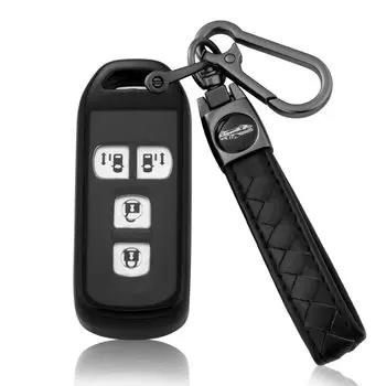 Key Case nbox JF1 JF2 JF3 JF4 Key Cover NBOX Custom Honda Smart Key Case Key Holder TPU Scratch Resistant [PIMOHI] N-BOX N-ONE N-WGN N-VAN N-Wagon