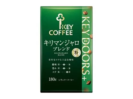 Key Coffee KEY Kilimanjaro Blend Powder 180g x 3 pieces DOORS+ (VP)