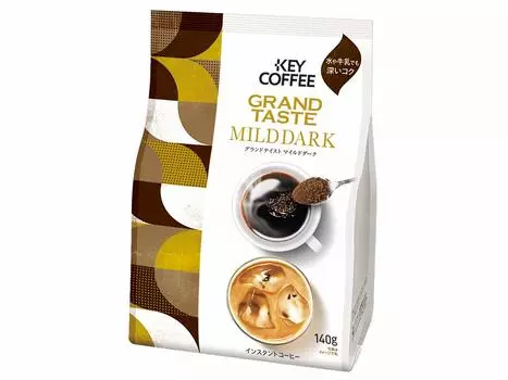 Key Coffee Растворимый кофе Grand Taste Mild Dark Bag 140g x 3 пакета Растворимый (Бутылка/Заправка)