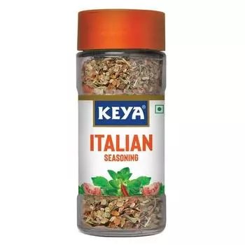 Keya Italian Seasoning, полностью натуральная и полезная итальянская смесь специй для пиццы, пасты | Стеклянная бутылка | Премиальные травы и специи 35 г