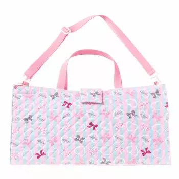 Keyboard Harmonica Bag Girls Pianica Case Keyboard Harmonica Case Bag Melodion Case Pianica Bag Shoulder Bag Stripe Blue x Pink free [Arisana]arisana