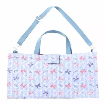 Keyboard Harmonica Bag Girls Pianica Case Keyboard Harmonica Case Bag Melodion Case Pianica Bag Shoulder Bag Striped Blue x Blue free [Arisana]arisana