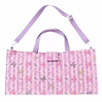Keyboard Harmonica Bag Girls Pianica Case Keyboard Harmonica Case Bag Melodion Case Pianica Bag Shoulder Striped Pink x Lavender free [Arisana]arisana