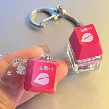 Keycap Fidget со светящейся игрушечной кнопкой, снимающей скуку и стресс, мини-кнопка на палец Key Type