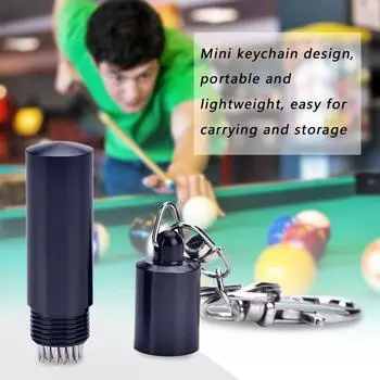 Keychain Black Pool Cue Tip Shaper Needle Thorn Tool Snooker Stick Pick Billiard Cue Tip Shaper чёрный