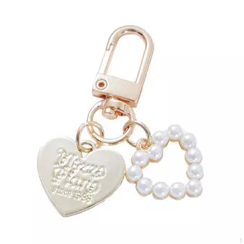Keychain Pendant Car for Backpack Purse Bags Birthday Heart