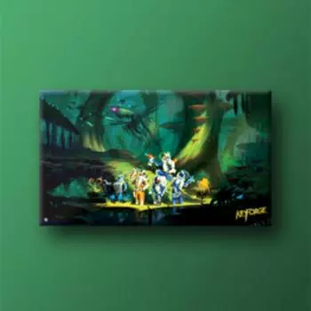 Keyforge Playmat: Away Team, popular Korean board game