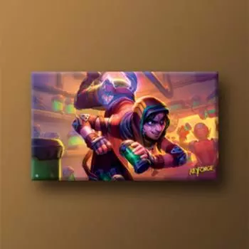 Keyforge Playmat: Red Penny, popular Korean board game
