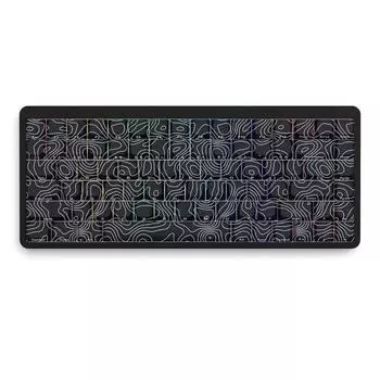 Keyking Technology JWA Высота Низкий Профиль Сублимация Контурная Линия Совместима с Nuphy Keychron Small Shunqian Walker 130 + key white contour