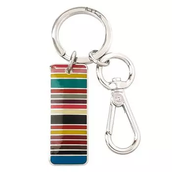 Keyring M1A KEYR MSTAG KEYRING STRIPE TAG Unisex 92 MULTI Multicolor [Paul Smith] [Item]