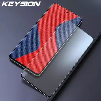 KEYSION полное покрытие из закаленного стекла для Xiaomi POCO F5 Pro X5 Pro C51 C55 HD защитная стеклянная пленка для экрана для Xiaomi 13 Ultra 5G for POCO F5 чёрный