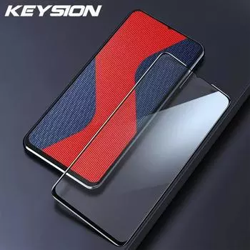 KEYSION Полное покрытие из закаленного стекла для Samsung A55 5G A35 A25 A15 A05 A05S Защитная пленка для экрана для Galaxy M54 M34 M14 F54 F34 for Samsung A55 5G чёрный