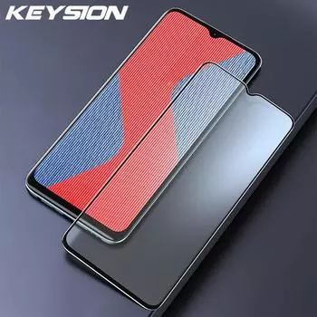 KEYSION полное покрытие из закаленного стекла для POCO C65 C55, защитная стеклянная пленка для экрана для Xiaomi 14 Pro Redmi 13C 12C Note 13 Pro + 5G for POCO C65 чёрный