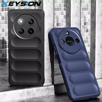 KEYSION противоударный матовый чехол для HONOR X9c 5G противоскользящий мягкий силиконовый чехол для задней панели телефона Huawei Honor X9c 5G for Honor X9c вино красного