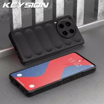 KEYSION Противоударный матовый чехол для TECNO Camon 30 4G 30 Pro 5G Нескользящая мягкая силиконовая задняя крышка для телефона для TECNO Spark 30 Pro 4G for Camon 30 4G чёрный