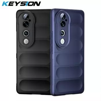 KEYSION Противоударный чехол для VIVO V40 5G V40 Pro 5G Нескользящая мягкая силиконовая задняя крышка для телефона для VIVO V40 Pro 5G for VIVO V40 вино красного