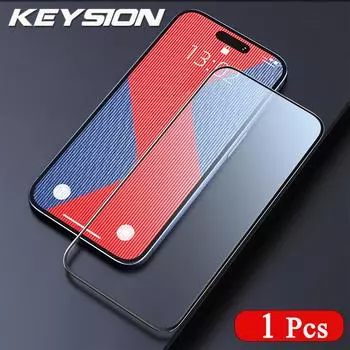 KEYSION Tempered Glass Full Cover for iPhone 16e Full Glue HD Transparent Phone Screen Protective Glass Film for iPhone 16e 2025 for iPhone 16e