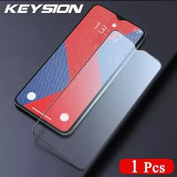 KEYSION Закаленное стекло Full Cover для Redmi A5 Full Glue HD Прозрачная защитная пленка для экрана телефона для Xiaomi POCO C71 for Redmi A5