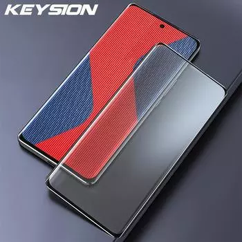 KEYSION закаленное стекло полное покрытие для VIVO V40 Pro 5G V40 Lite V40 SE V30e HD защитная пленка для экрана VIVO Y18 Y28s Y100 5G for VIVO Y100 чёрный